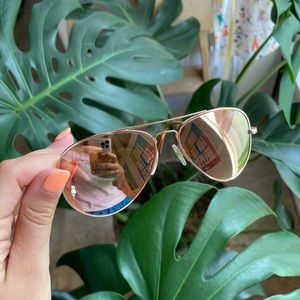 Randolph Amelia Sunglasses in Chocolate Gold